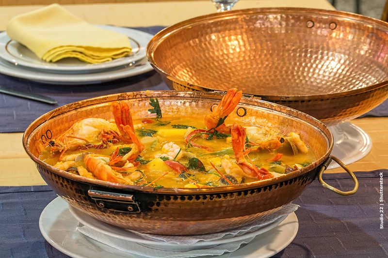 Portuguese Cataplana Seafood Stew
