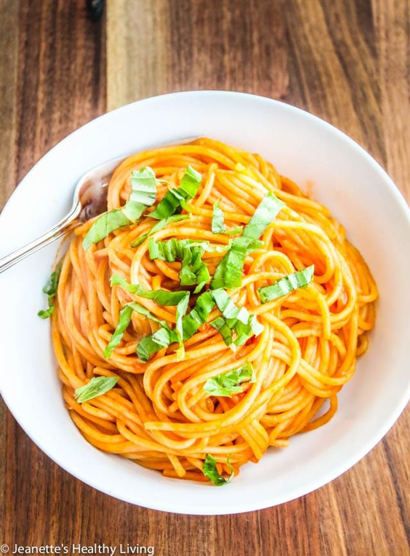 Pasta with Jarred Marinara