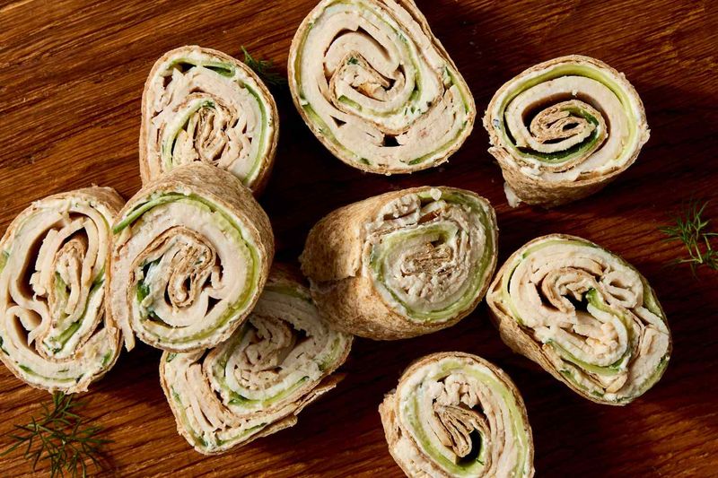 Turkey and Cheese Roll-Ups