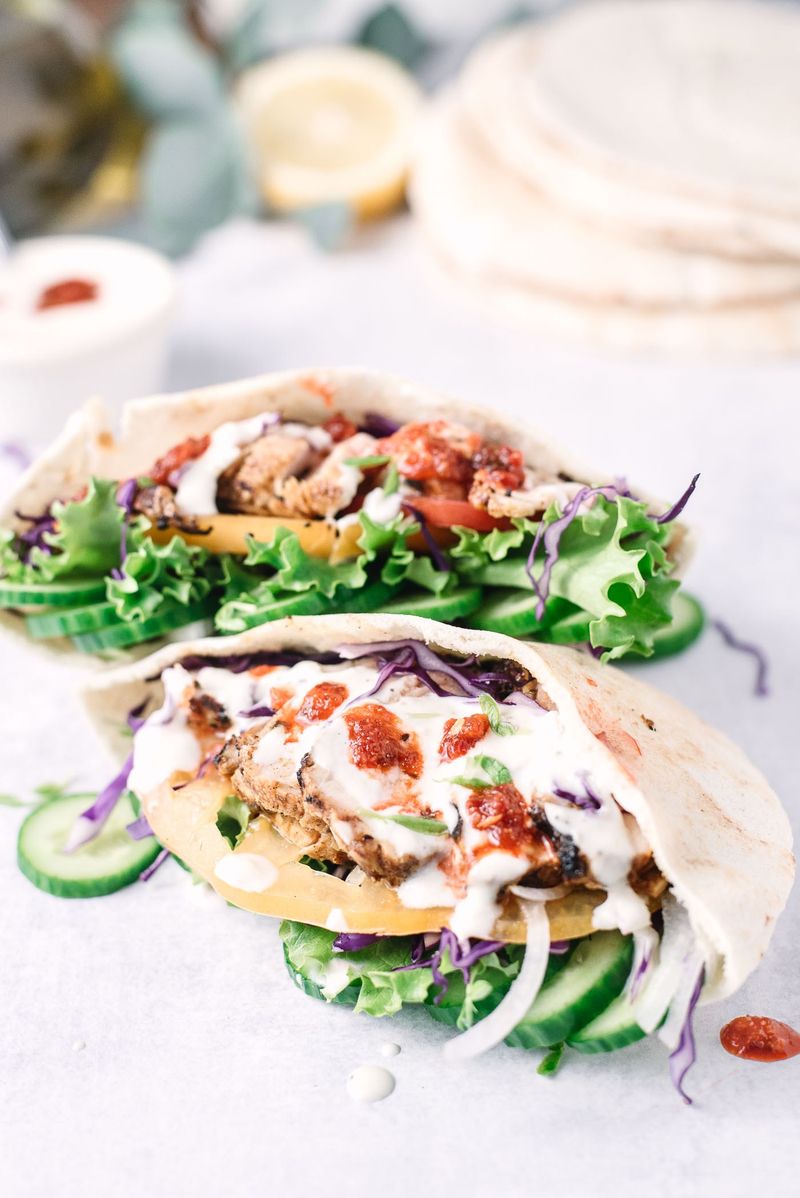 Chicken Shawarma Pockets