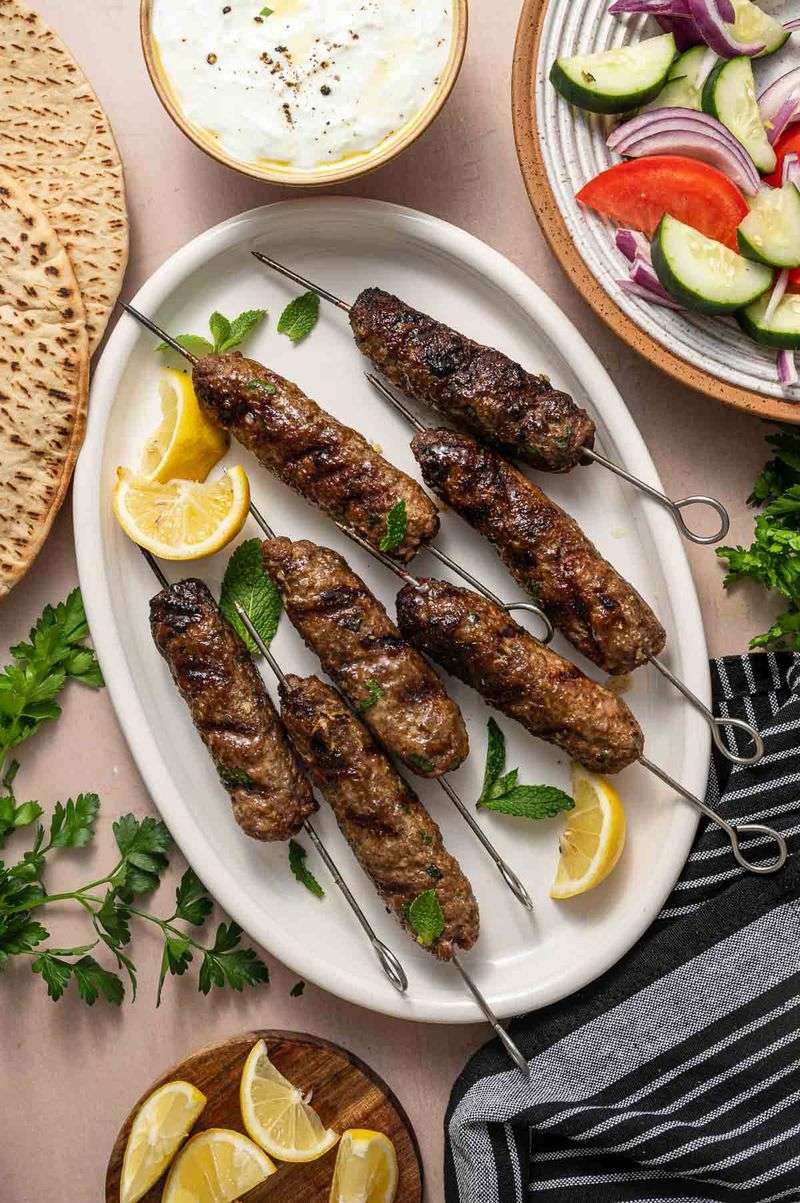 Spiced Lamb Kofta Skewers