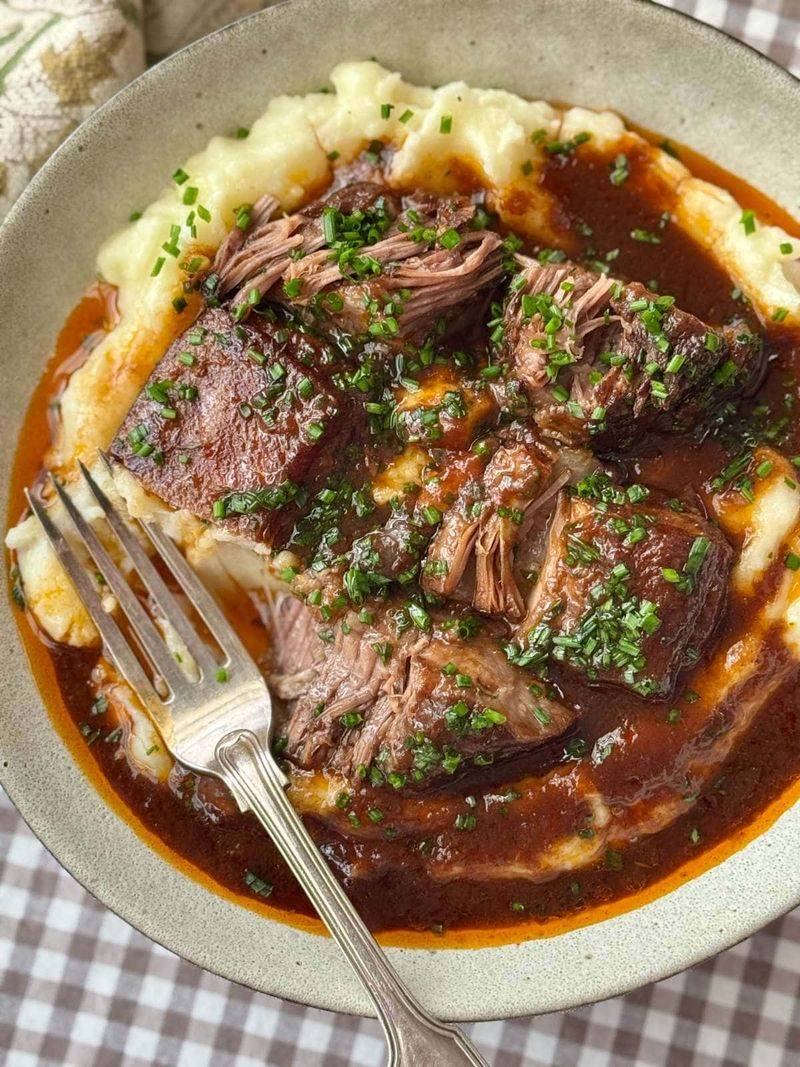Chocolate and Red Wine Braised Short Ribs