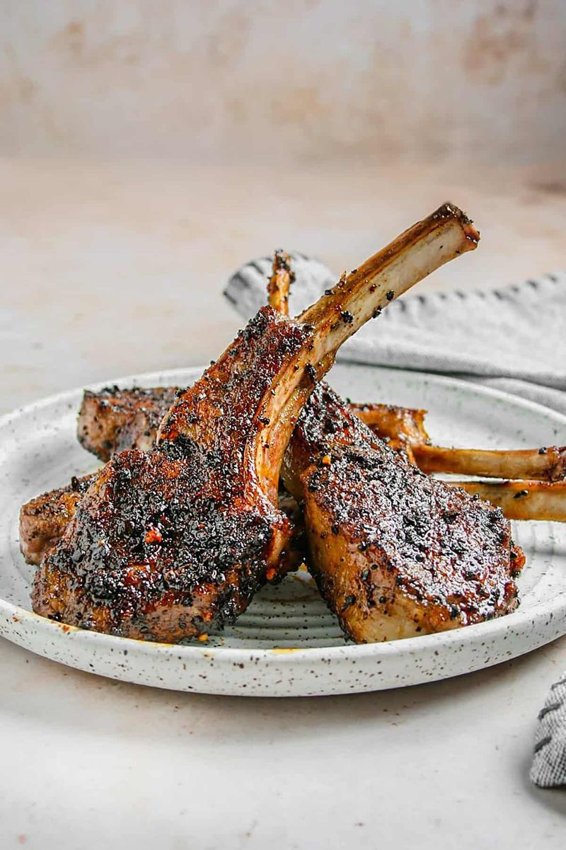 Coffee-Marinated Lamb Chops