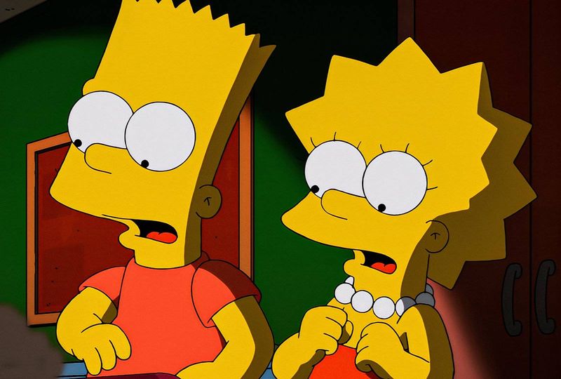Bart and Lisa Simpson - The Simpsons
