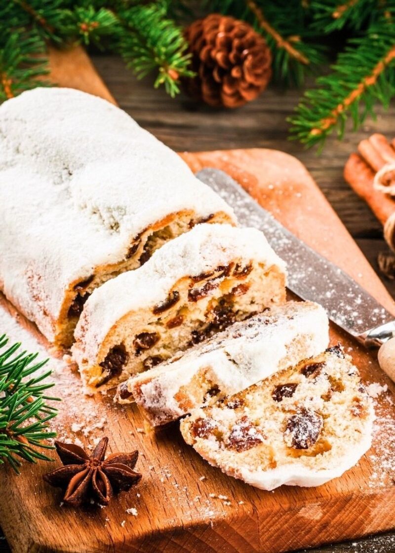 Stollen at German Christmas Markets