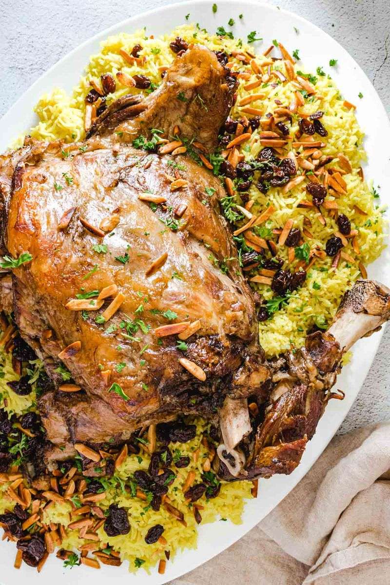 Iraqi Slow-Cooked Rice with Lamb (Quzi)