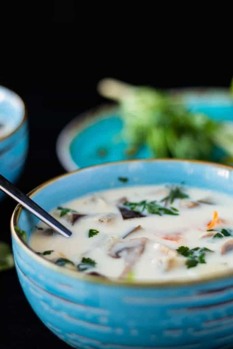 Thai Coconut and Galangal Soup
