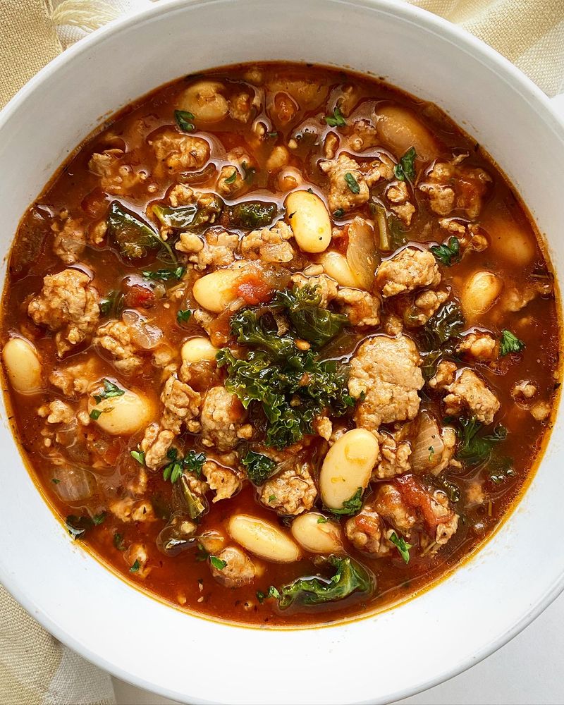 Tuscan White Bean and Sausage Stew