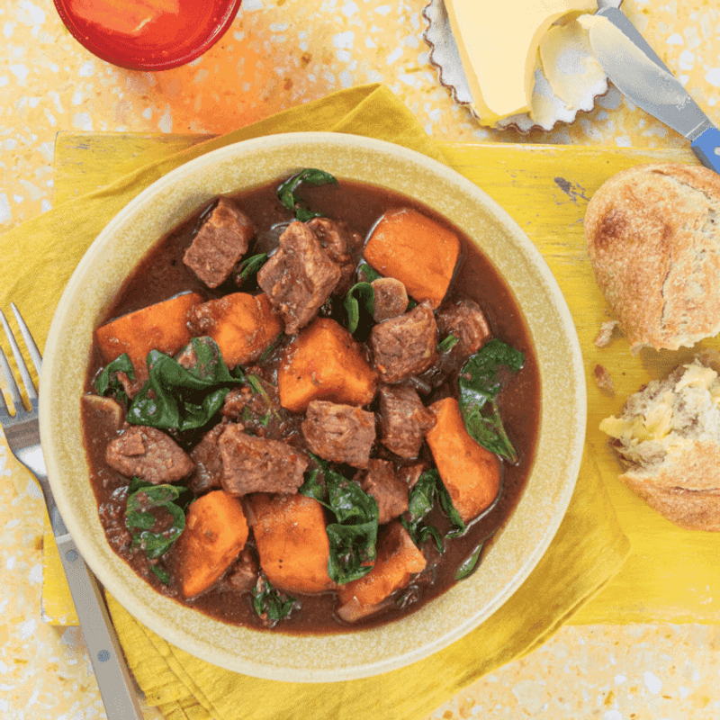 Beef Stew with Sweet Potatoes