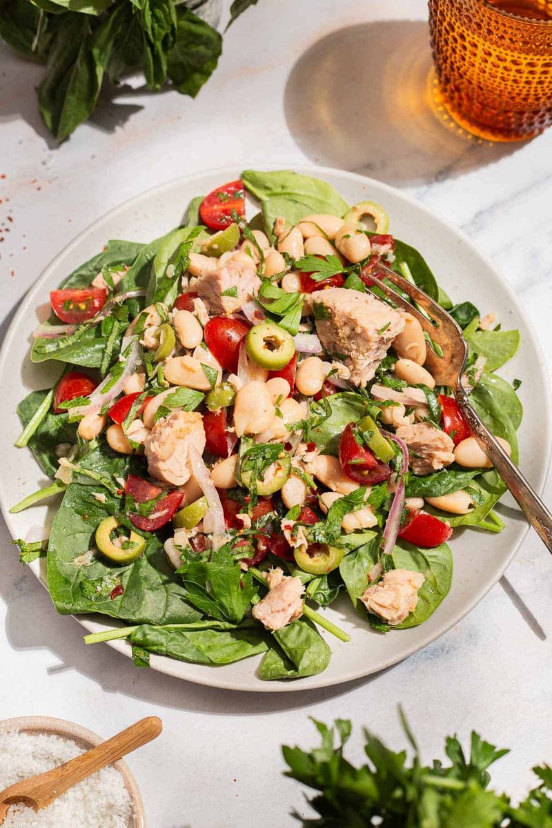 Tuna and White Bean Salad with Dijon Vinaigrette