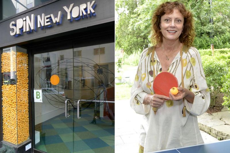 Susan Sarandon Is Serious About Ping-Pong