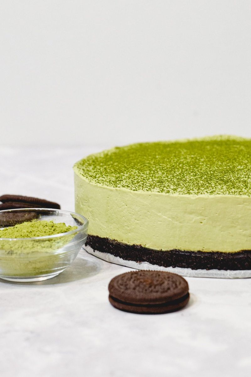 No-Bake Matcha Green Tea Cake