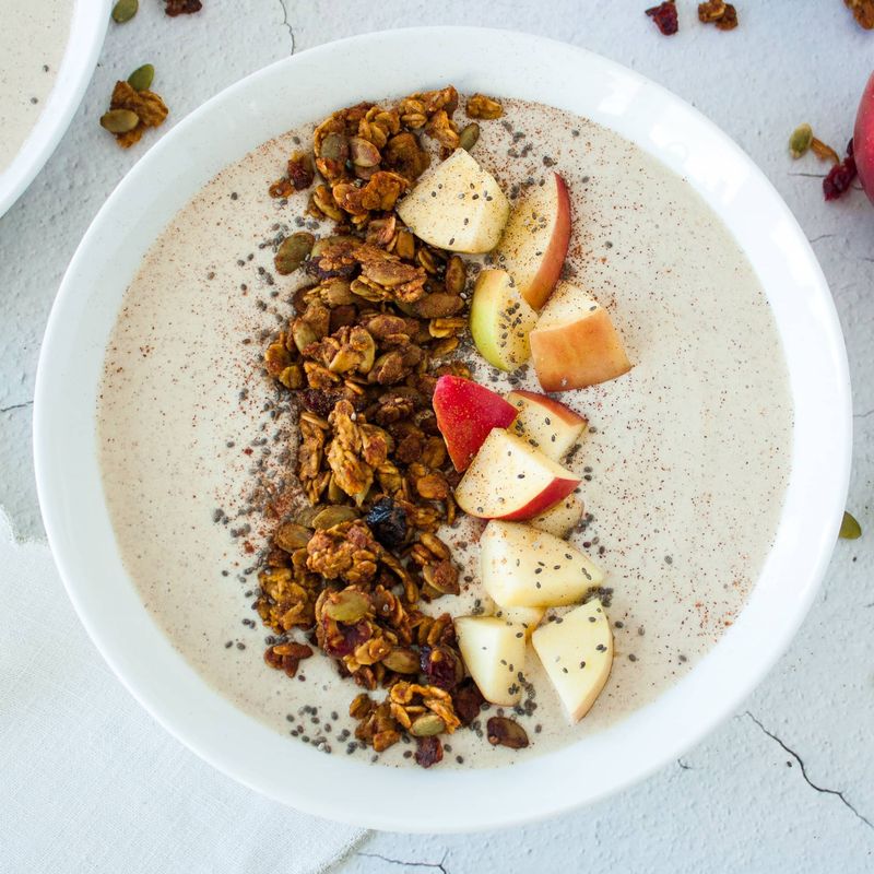 Walnut and Pumpkin Seed Granola With Unsweetened Milk