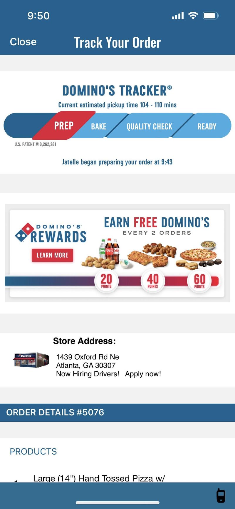 Ordering During the Busiest Peak Hours