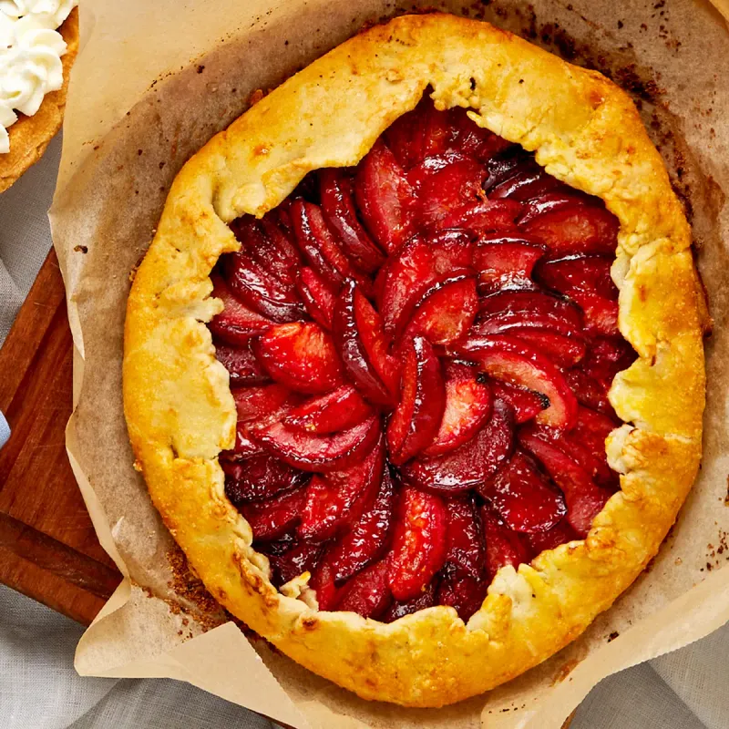 Spiced Plum Galette
