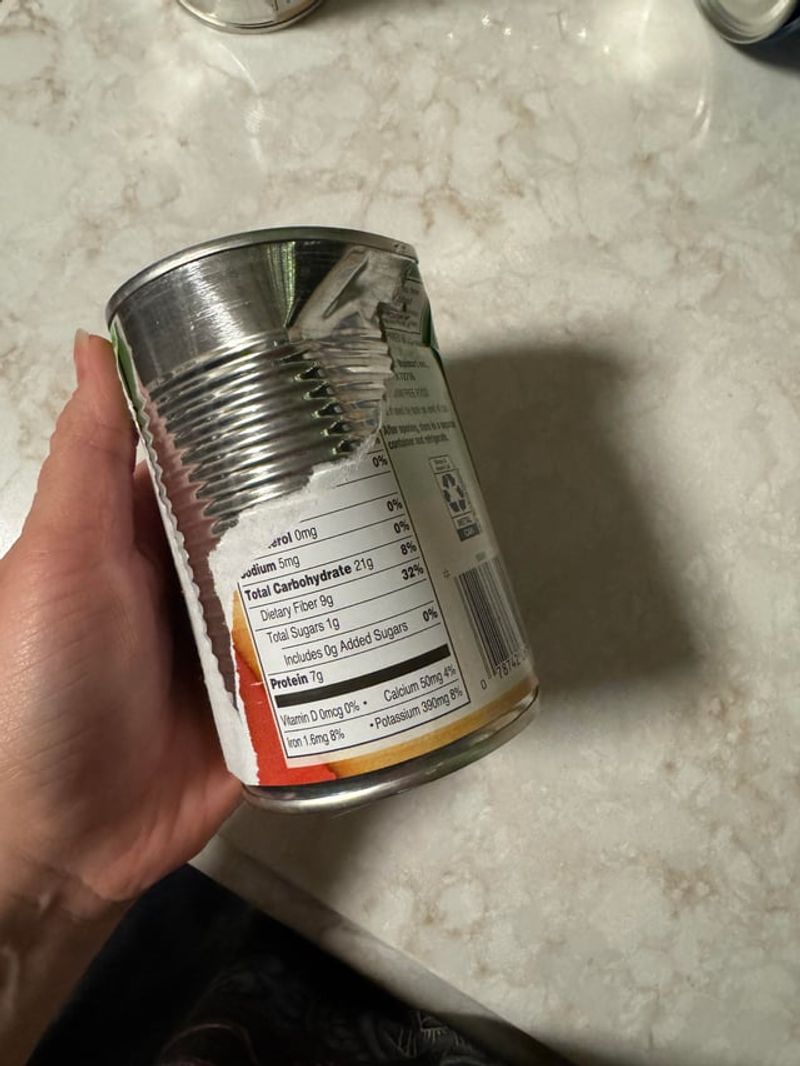 Dented or Damaged Cans