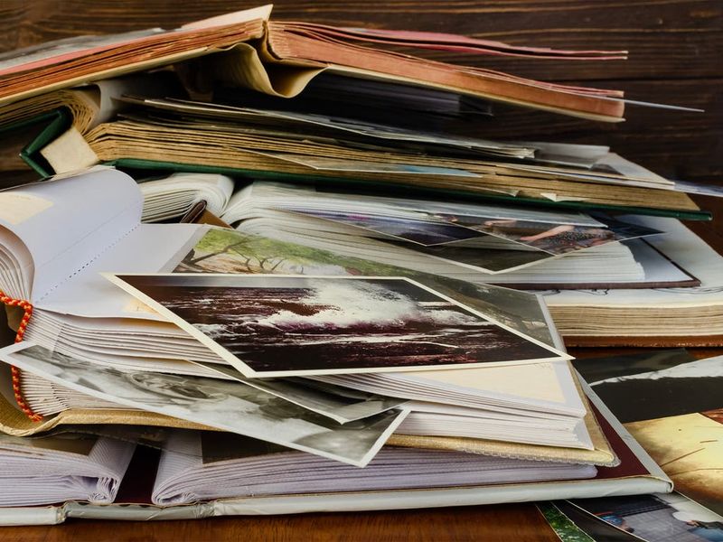 Printed Photos in Boxes and Albums