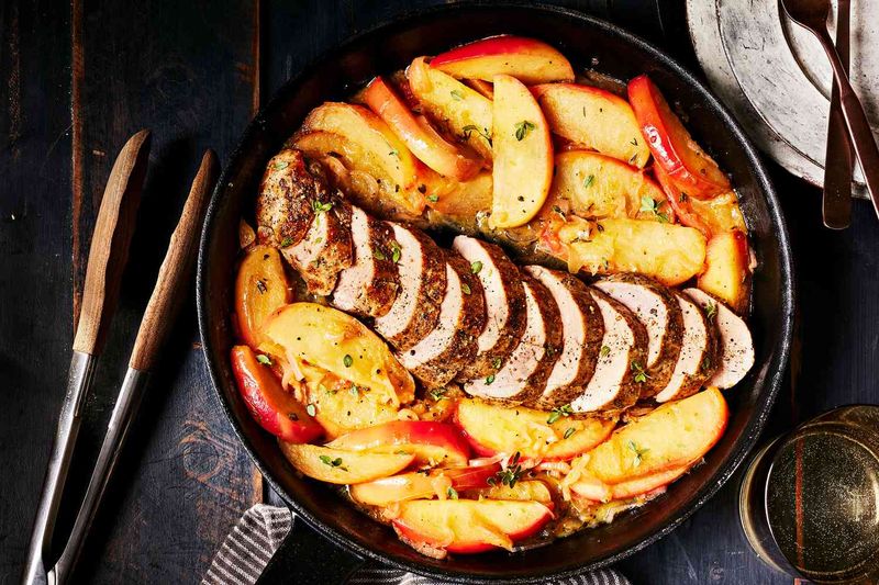 Apple and Pork Tenderloin Skillet