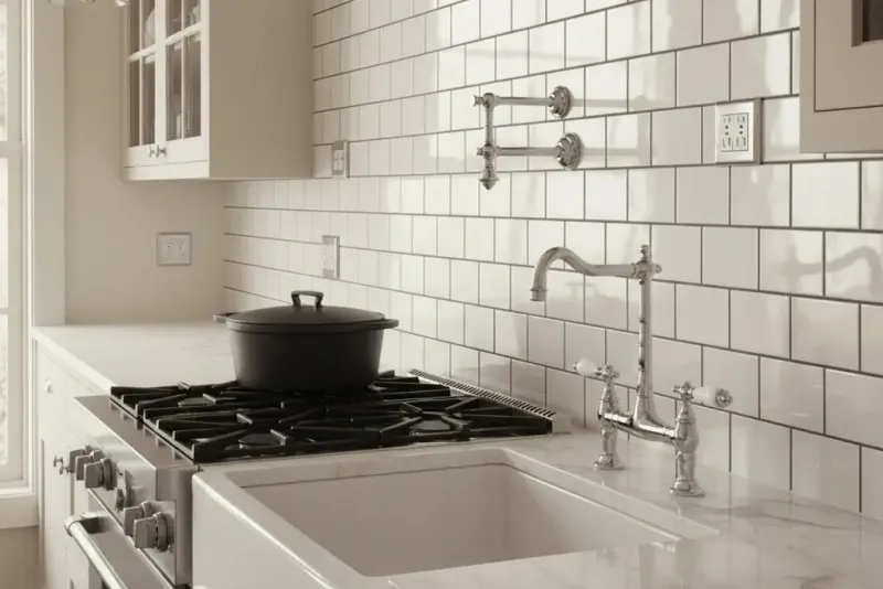 Subway Tile Backsplash, a Century-Old Classic