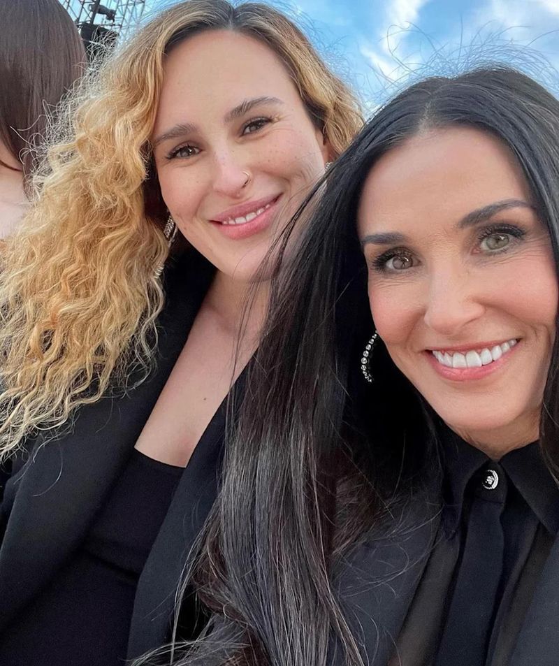 Demi Moore and Rumer Willis