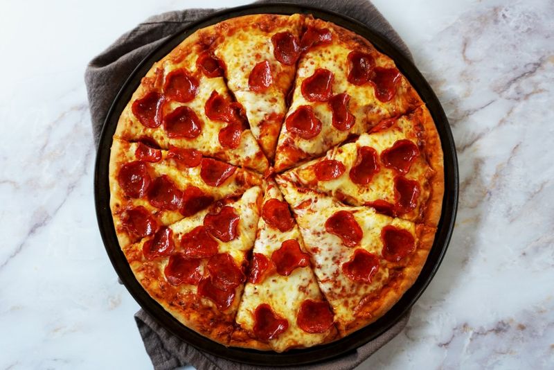 Homemade Pepperoni Pizza
