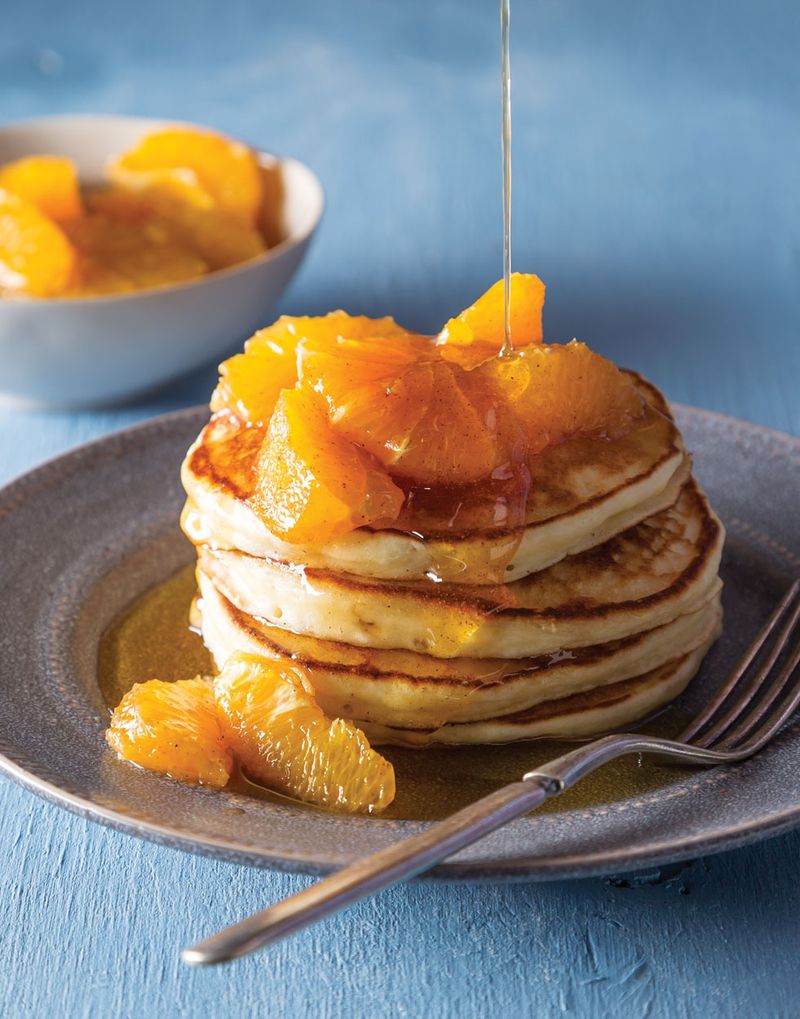 Orange Ricotta Pancakes