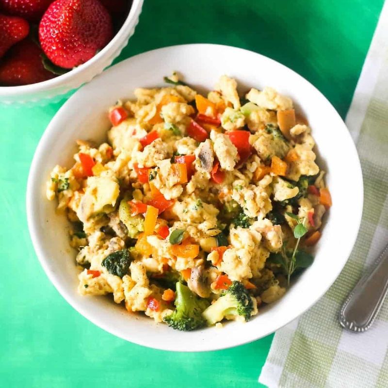 Veggie Egg Scramble