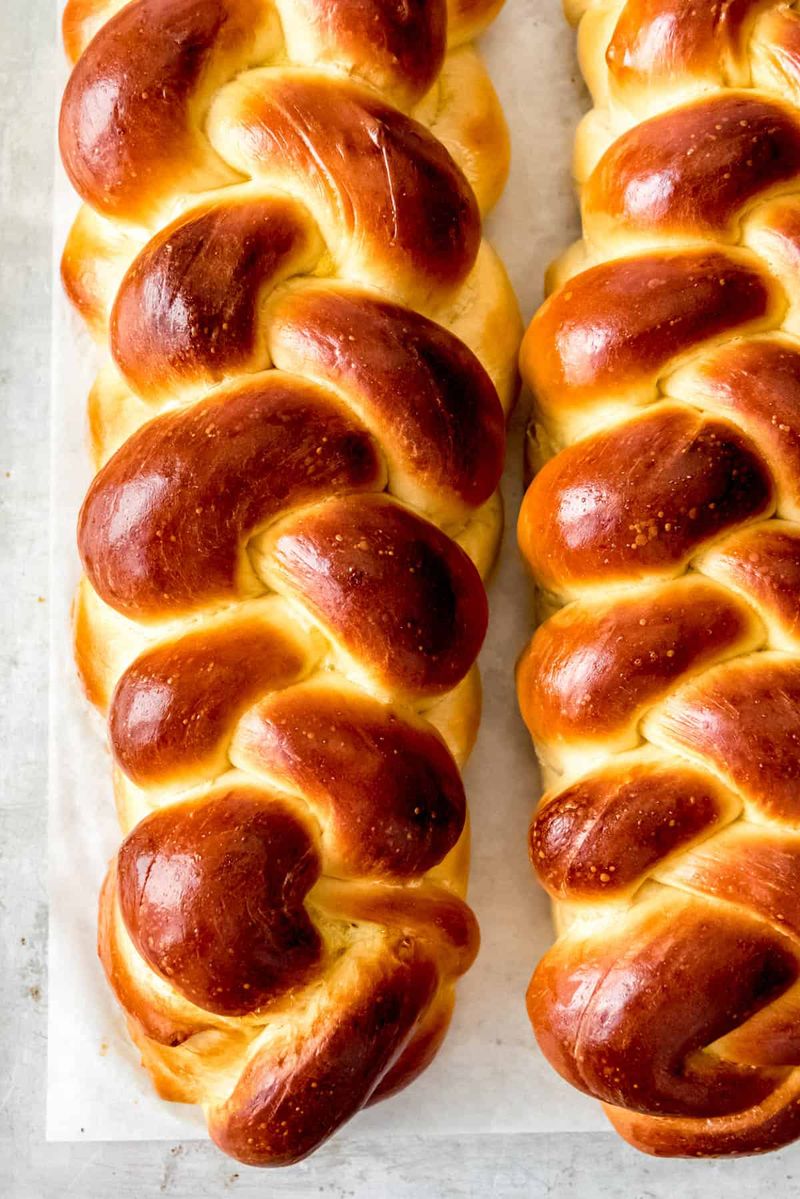 Braided Challah for Shabbat