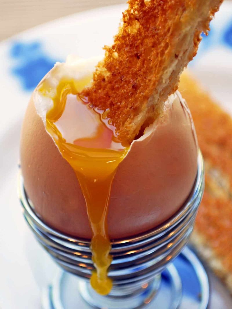 Eggs Soft-Boiled in Salted Water