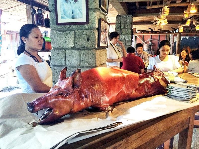 Lechon de Leche - Filipino Whole Roasted Suckling Pig