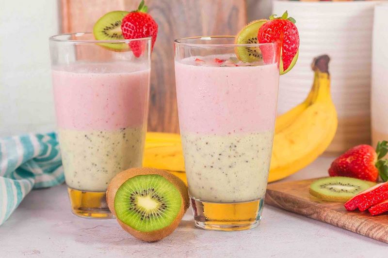 Strawberry and Kiwi