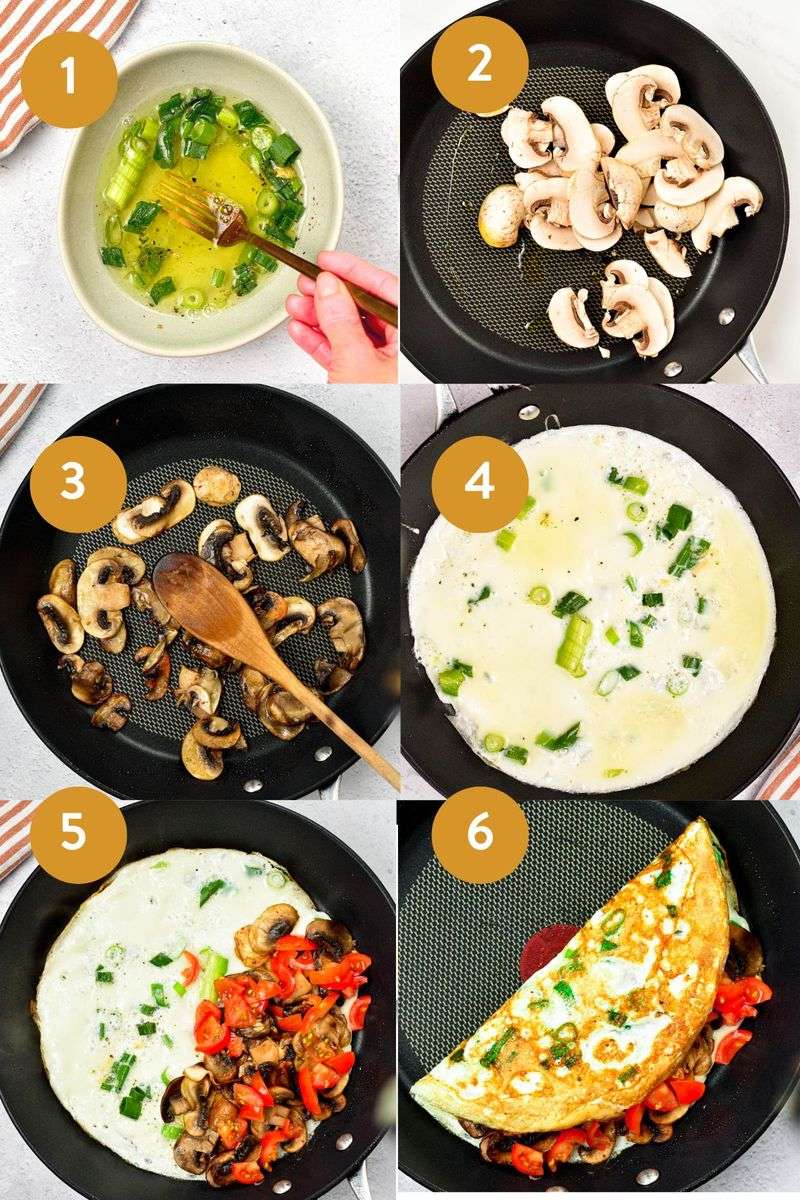 Veggie and Egg White Omelette