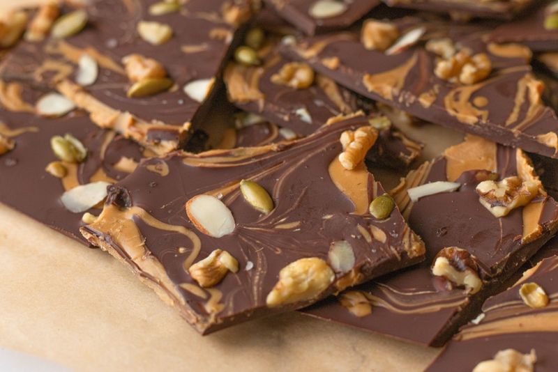 Peanut Butter Dark Chocolate Bark