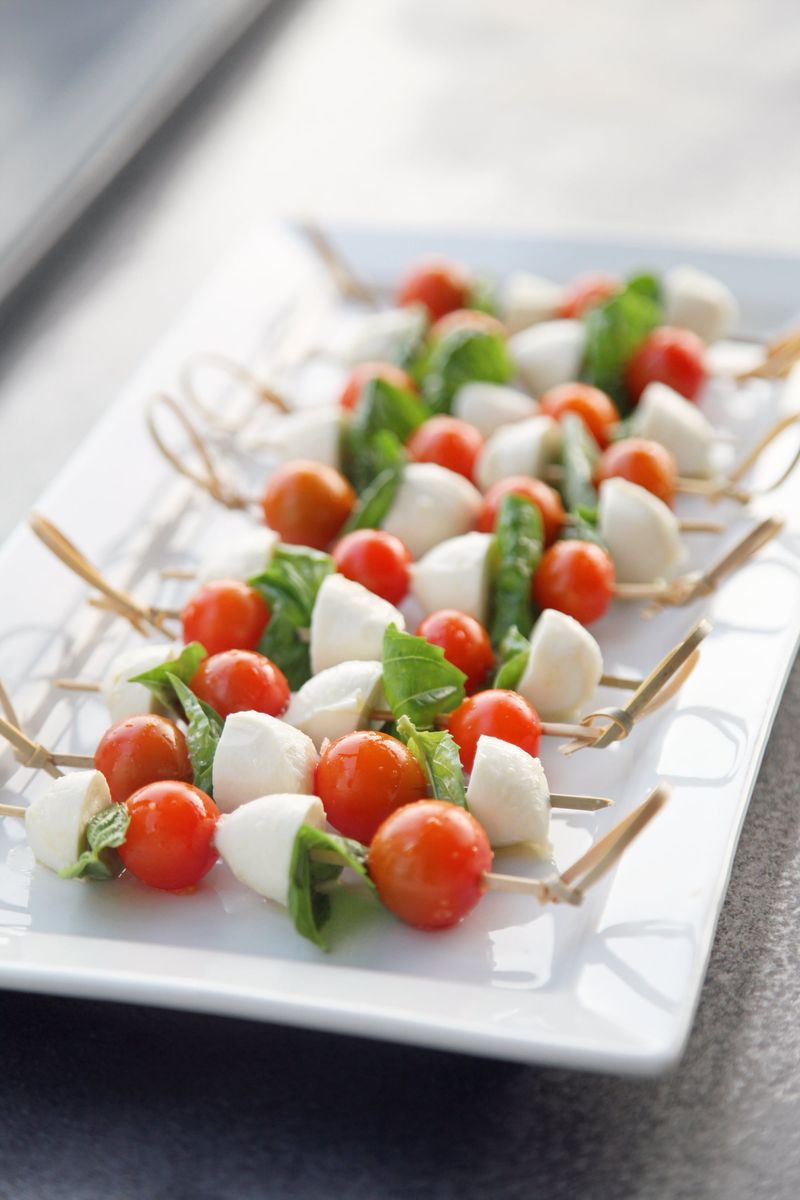 Mini Caprese Skewers