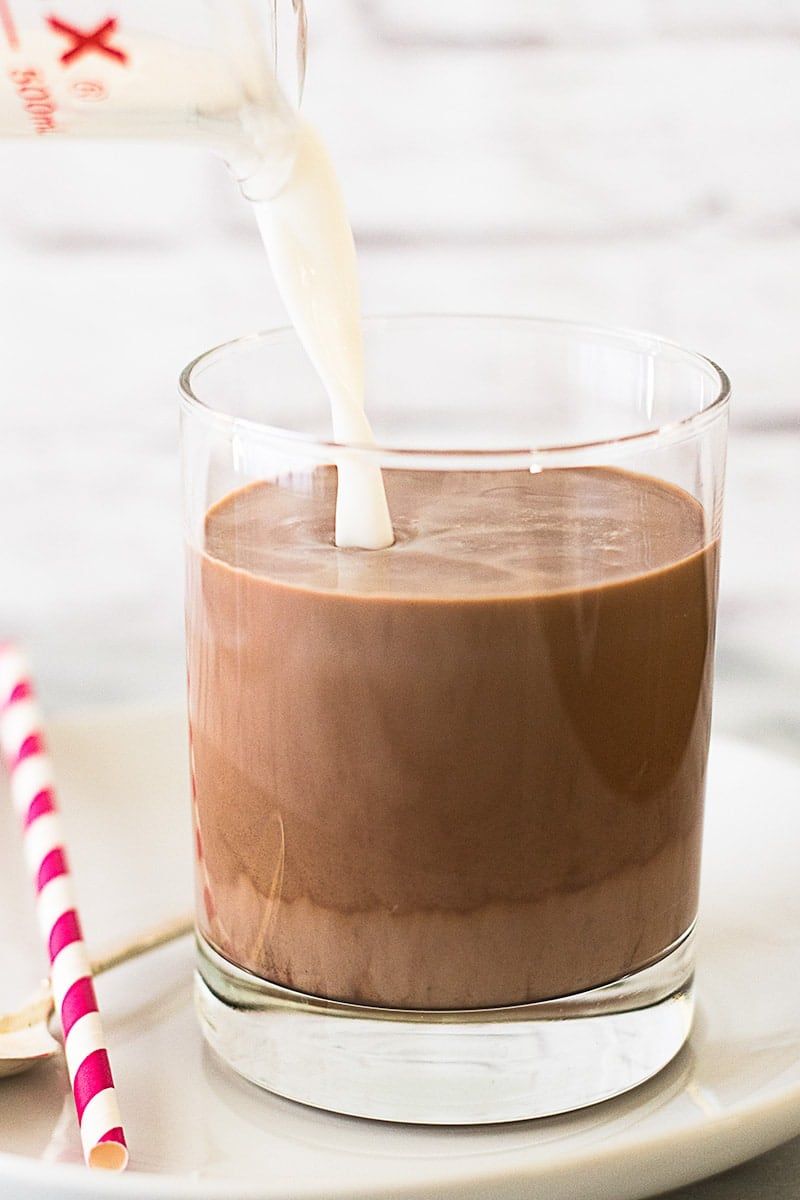A Glass of Chocolate Milk