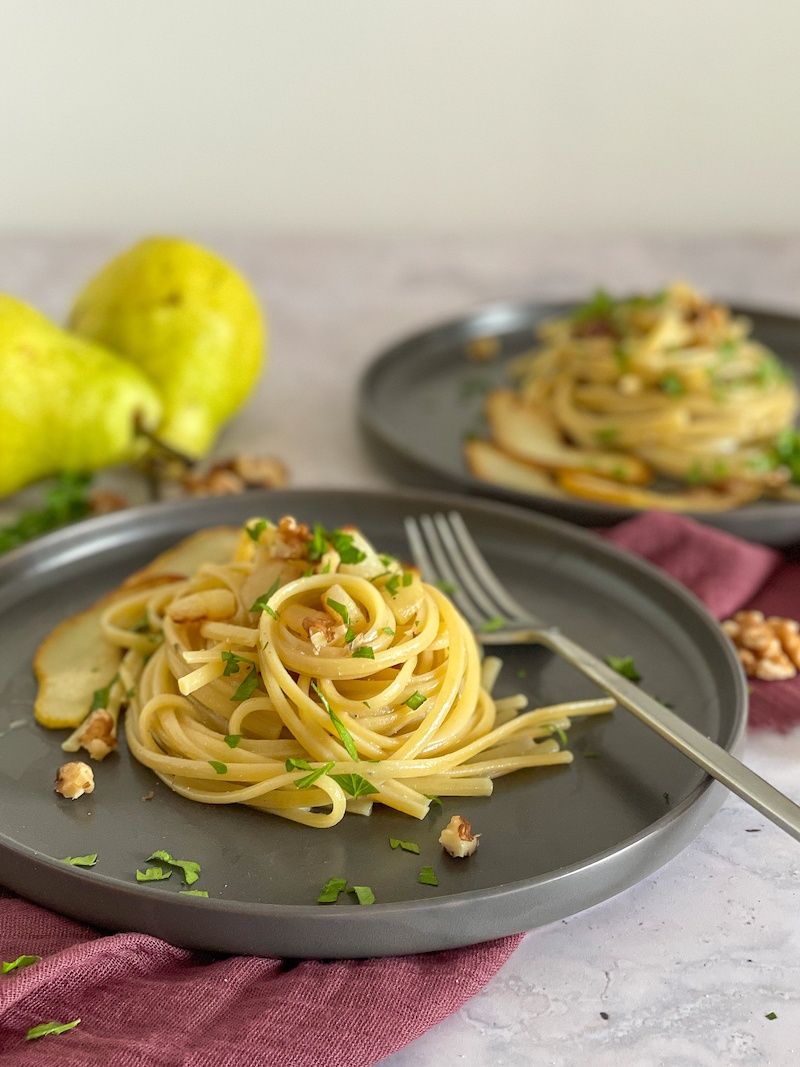 Pear and Stilton Pasta