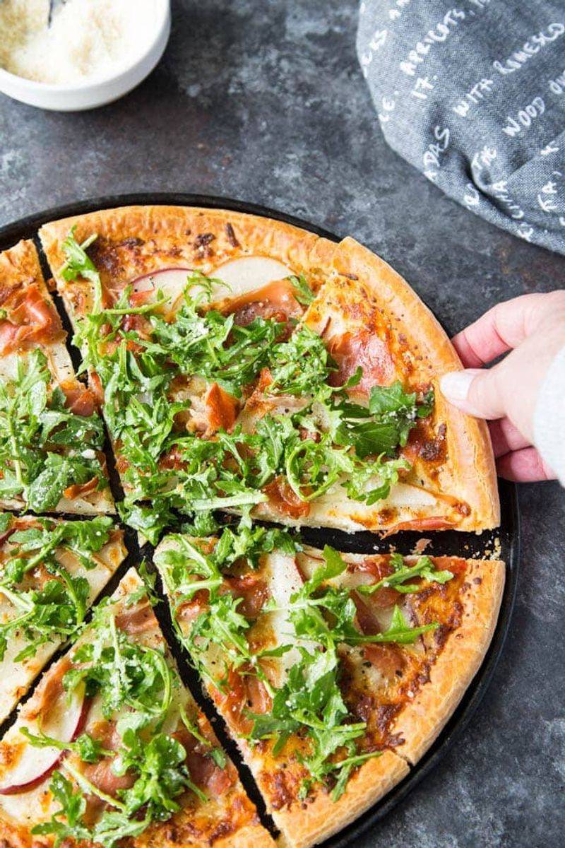 Pear and Prosciutto Pizza