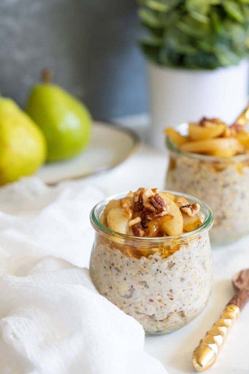 Pear and Maple Overnight Oats