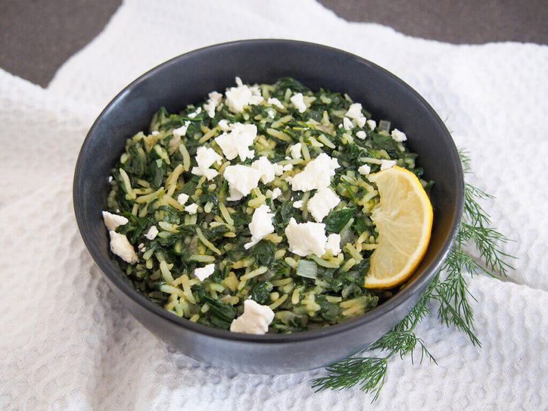 Greek Spanakorizo