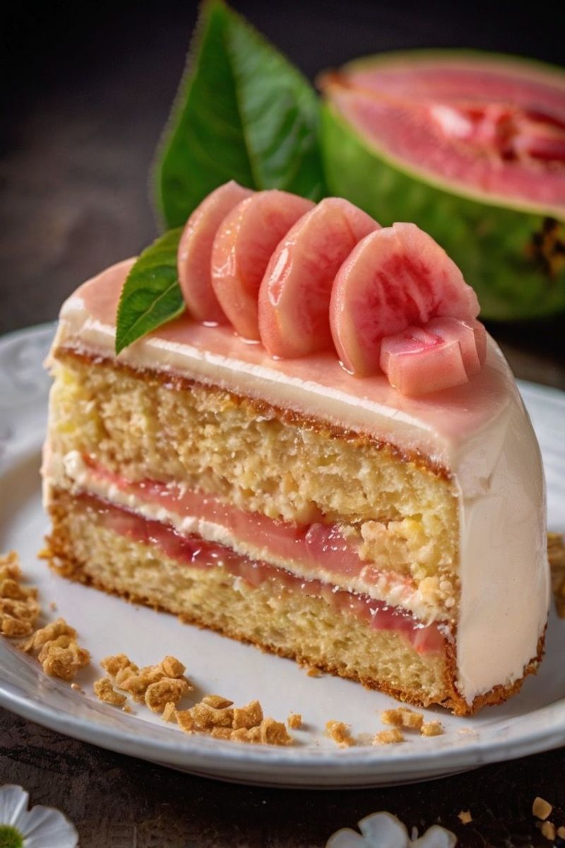 Guava Tres Leches Cake