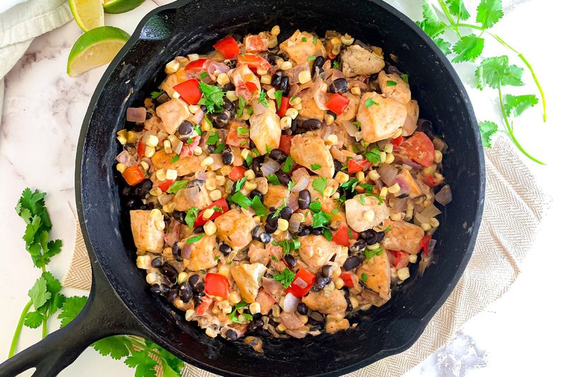 Chicken and Black Bean Skillet