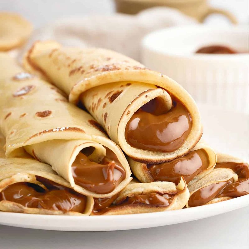 Panqueques con Dulce de Leche