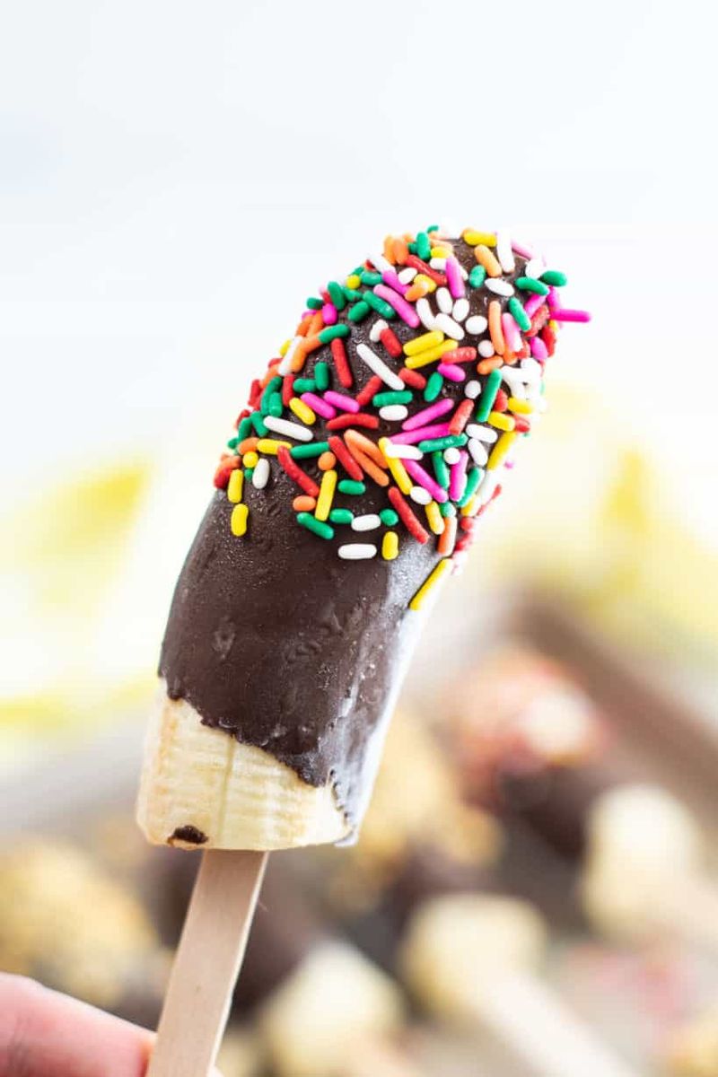 Frozen Banana Pops