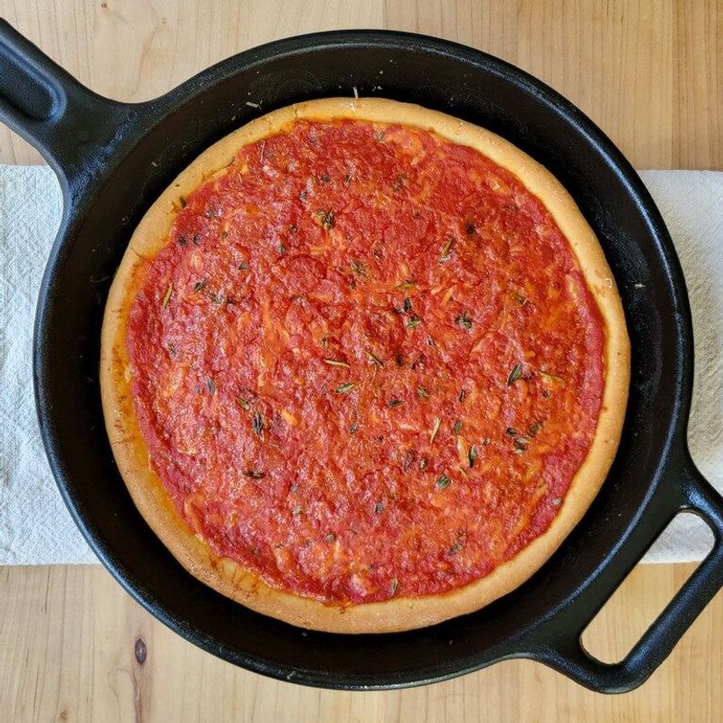 Cast Iron Skillet Pizza