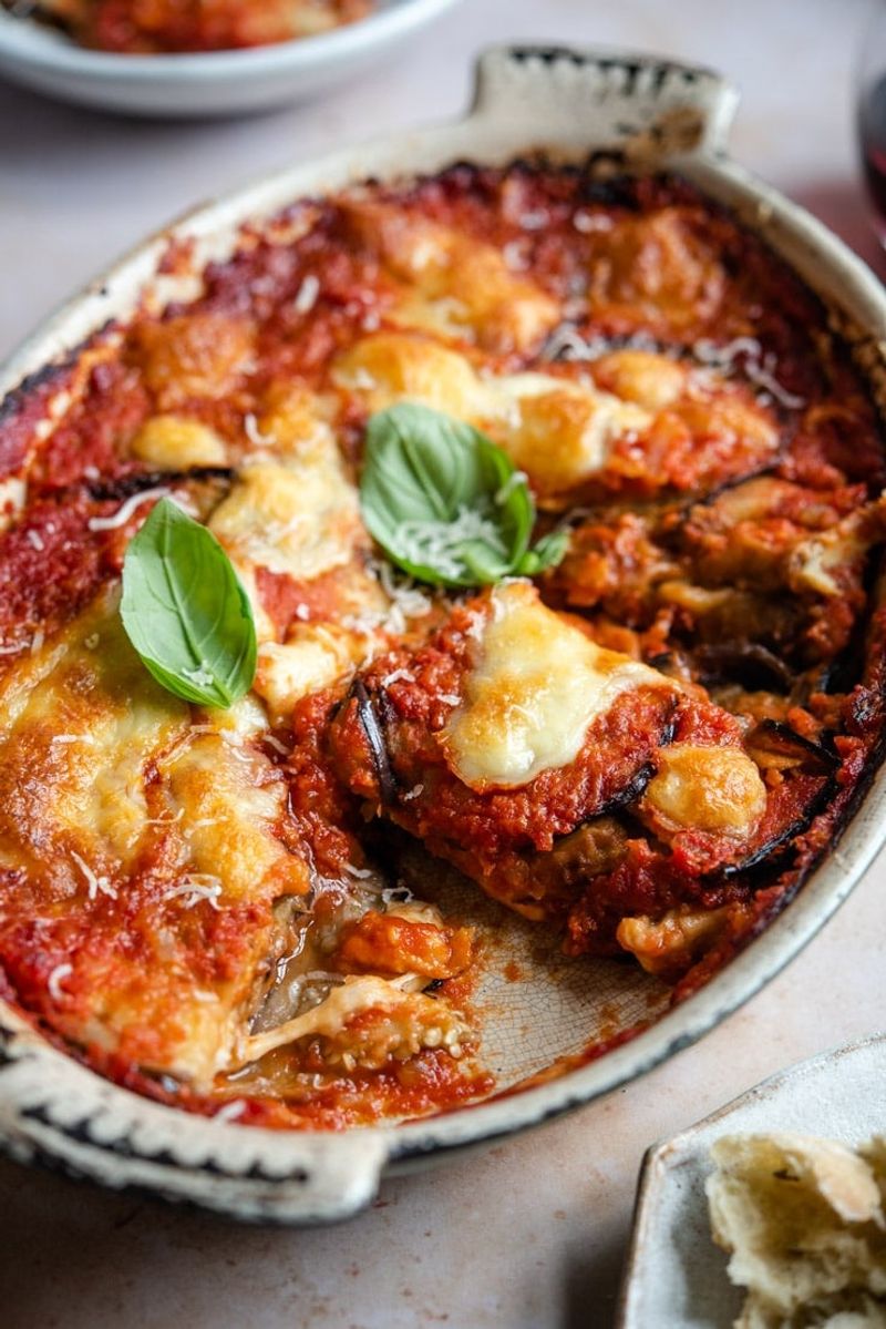 Eggplant Parmigiana (Parmigiana di Melanzane)