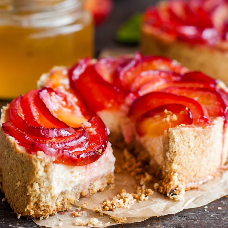 Plum Cheesecake