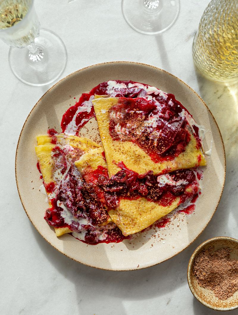 Plum Crepes