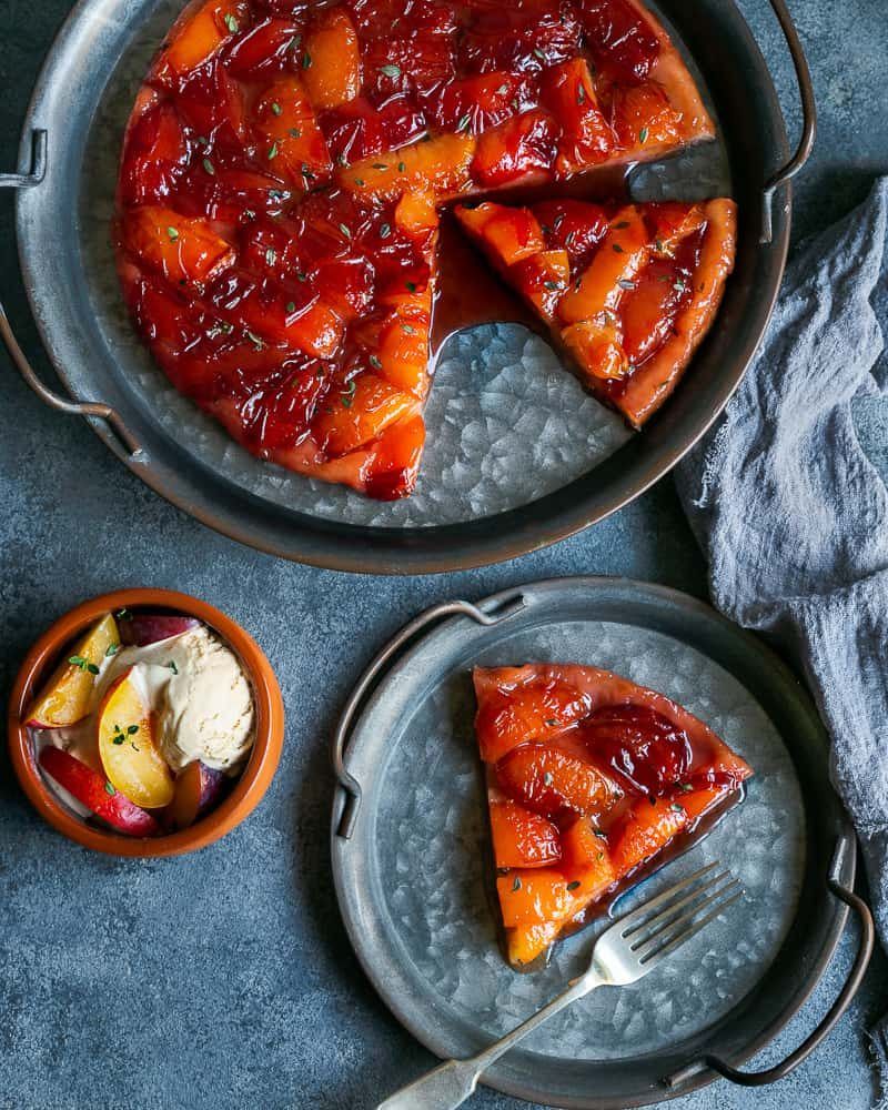 Plum Tarte Tatin