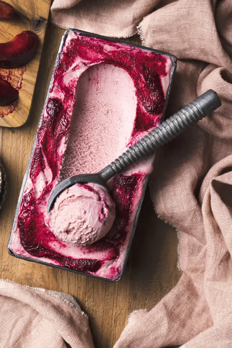 Plum Ice Cream