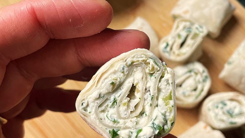 Cream Cheese and Olive Pinwheels